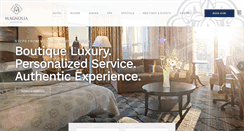 Desktop Screenshot of magnoliahotel.com